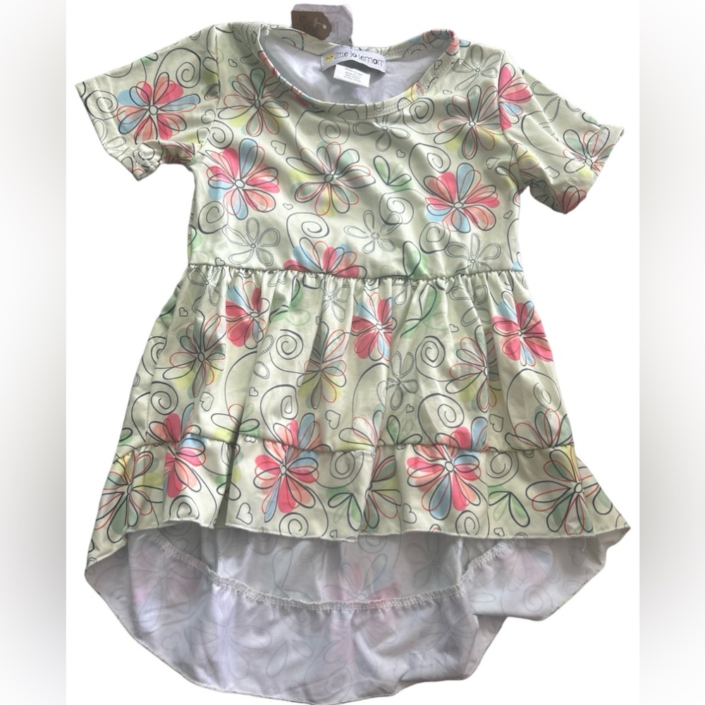 NWT Little Jo Lemon Girls Top 5/6